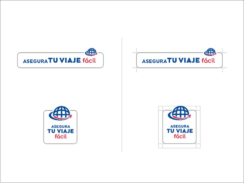 Asegura tu viaje fácil — Sistema de marca