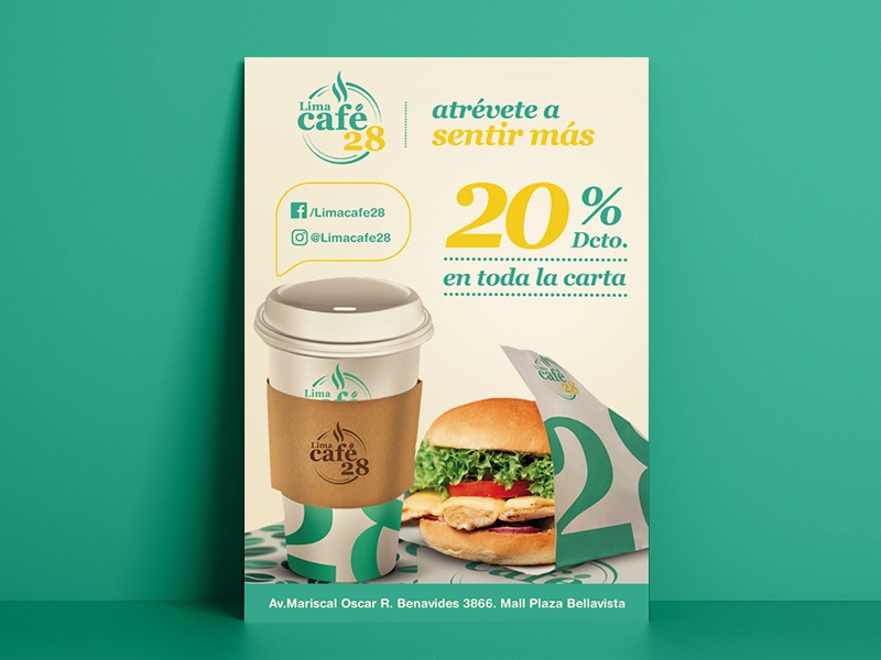 Lima Café 28 — Material promocional